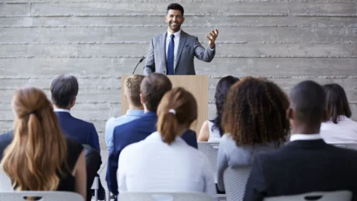 Unleash Your Potential Join as a Public Speaking & Presentation Coach